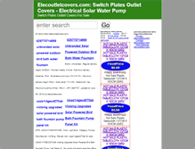 Tablet Screenshot of elecoutletcovers.com